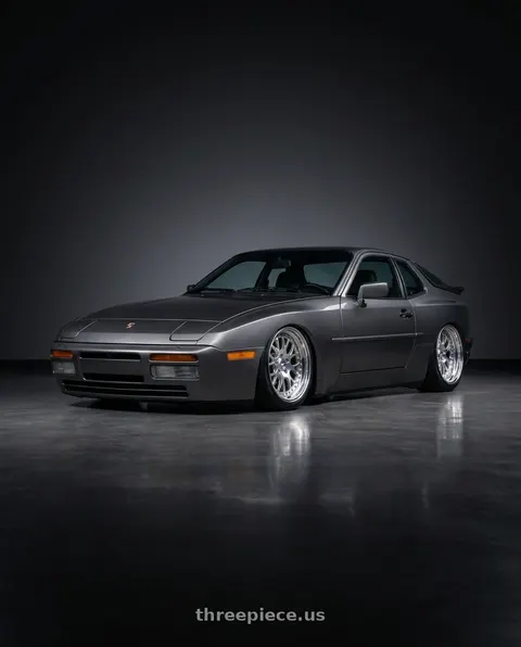 1986 Porsche 944 Turbo with CCW CZ14 5x130 17x10 +12 Polished wheels