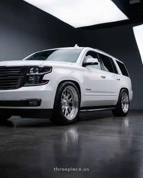 2016 Chevrolet Tahoe with CCW CZ14 6x139.7 22x9.5 +22 Polished wheels