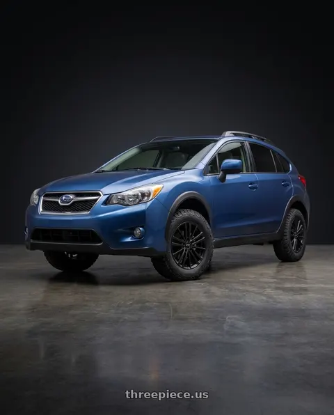 2015 Subaru XV Crosstrek with RTX Cosmos 5x100 17x7.5 +42 Satin Black wheels