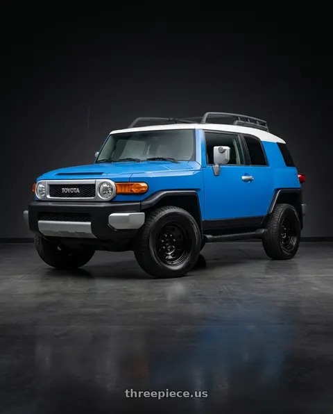2007 Toyota FJ Cruiser with Vision HD 85H 6x139.7 17x9-12 Gloss Black wheels