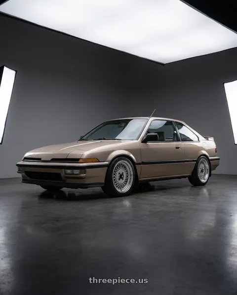 1988 Acura Integra with Enkei Enkei92 Classic Line 4x100 15x7+38 Silver wheels