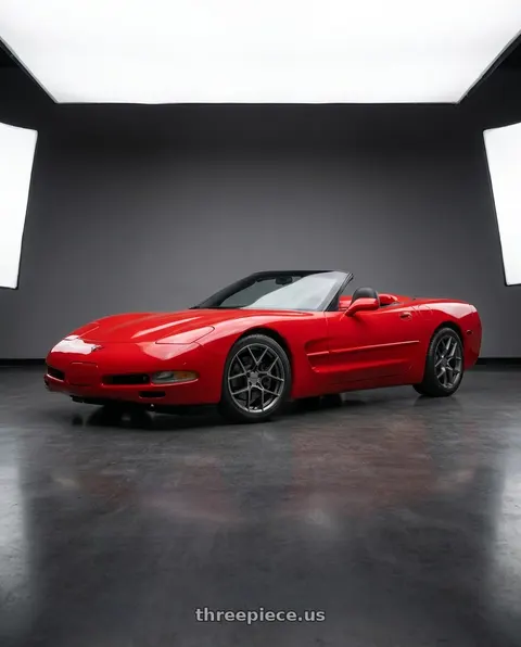 2000 Chevrolet Corvette with American Racing AR924 CROSSFIRE 5X120.65 18X8.5 +50 GRAPHITE wheels