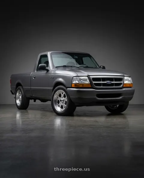 2000 Ford Ranger with Vision American-Muscle 561 Sport Mag 5x114.3 15x7+0 Polished wheels