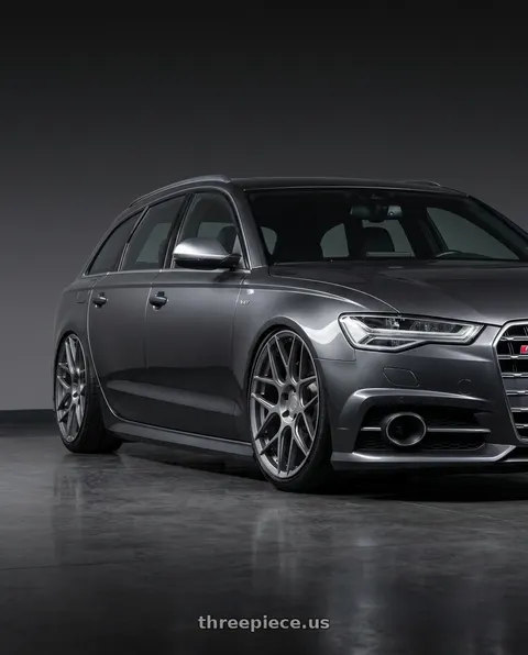 2016 Audi S6 with Aodhan AFF2 5x112 20x9+30 Matte Gray wheels