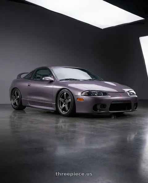 1997 Mitsubishi Eclipse with Enkei PF05 5x114.3 18x9.5+38 Matte Gunmetal wheels