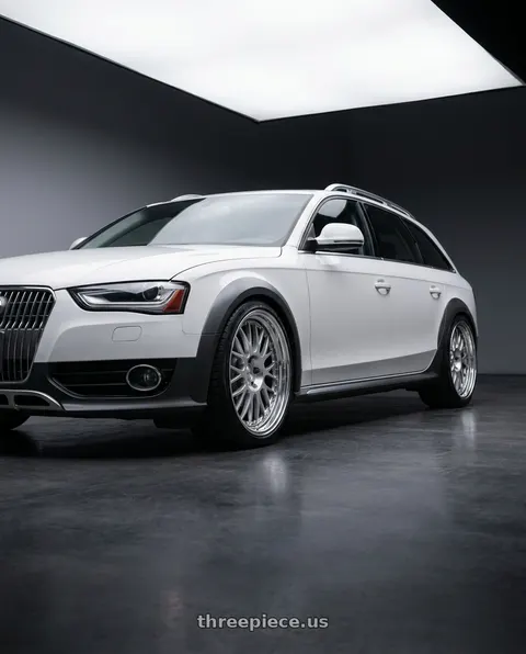2013 Audi allroad with SSR Professor MS1 5x112 19x8+29 MD Disk Silver wheels