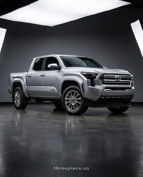 2024 Toyota Tacoma with OE Wheels CV32 6x139.7 20x9+28 Chrome wheels
