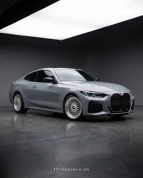 2024 bmw 420i with BBS Super-RS 5x112 19x9.0+42 Silver wheels