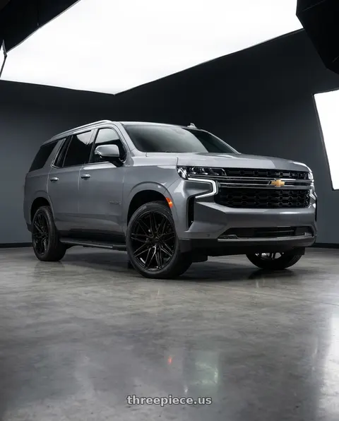 2021 Chevrolet Tahoe LS with VOSSEN HF6-5 6X139.7 22x10 -18 TINTED GLOSS BLACK wheels