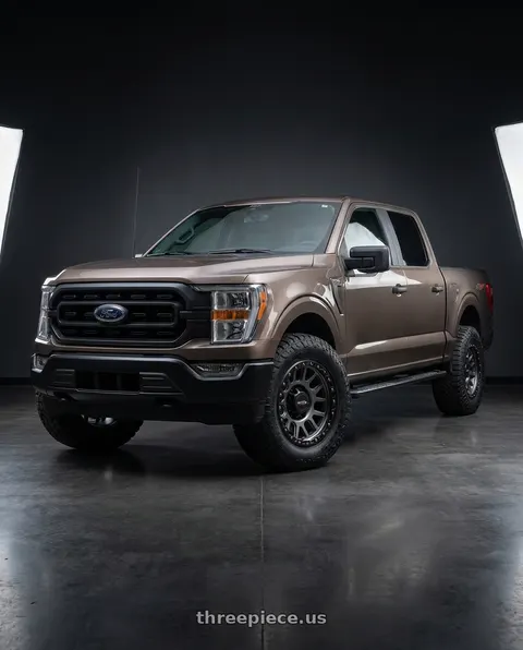 2019 Ford F-150 with Vision Off-Road 111 Nemesis 6x135 20x9+18 Gunmetal wheels