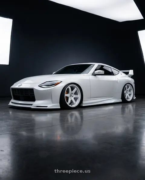 2023 Nissan Z with Volk Racing TE37 ULTRA M-SPEC 5x114.3 19x9.5+22 Dash White wheels