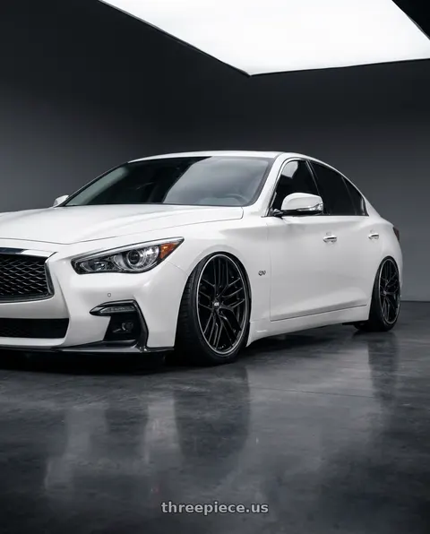 2020 INFINITI Q50 with BBS CC-R 5x114.3 20x9.0+32 Satin Black wheels