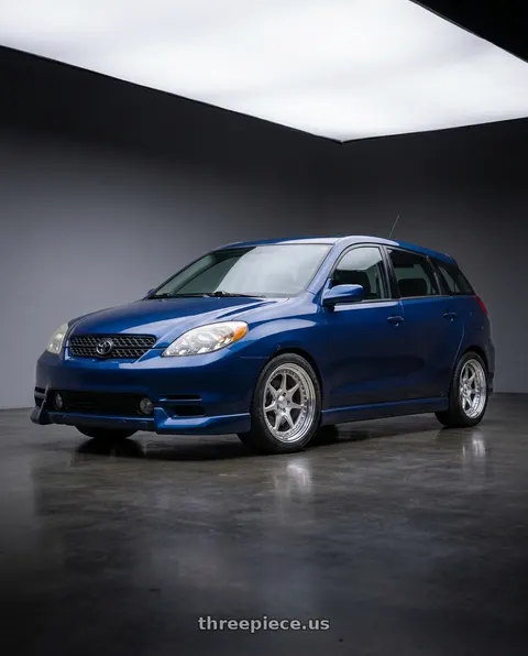 2004 Toyota Matrix with CCW CZ08 5x100 19x7.5 +45 Polished wheels