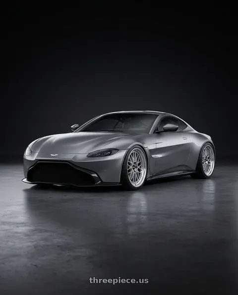 2018 Aston Martin Vantage with BBS LM 5x114.3 17x7.5+38 Diamond Silver wheels