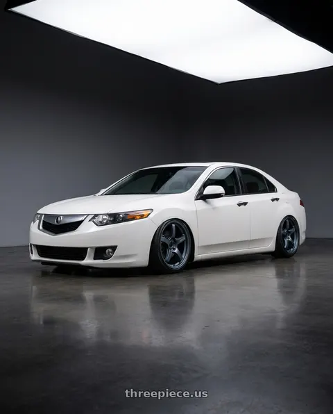 2013 Acura TSX with Gram Lights 57CR 5x114.3 19x9.5+25 Gunblue II wheels