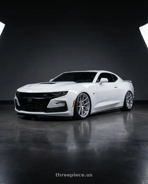 2022 Chevrolet Camaro with Avant Garde Wheels M510 5X120 20x10 +20 Satin Silver wheels