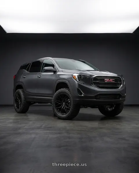 2019 GMC Terrain with Rohana RFX17 5x115 20x11 +0 Gloss Black wheels