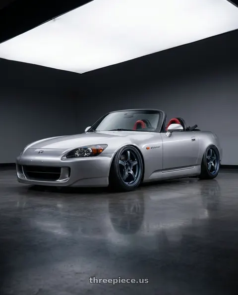 2009 Honda S2000 with Gram Lights 57CR 5x114.3 18x9.5+12 Gunblue II wheels