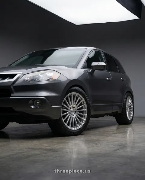2008 Acura RDX with TSW TURBINA 5X114.3 20X9 +20 TITANIUM SILVER W/ MIRROR CUT FACE wheels