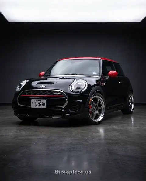 2017 Mini Cooper John Cooper Works with Vors LT61 5x112 18x8.5 +35 Hyper Black wheels