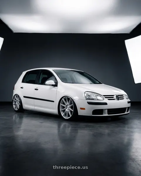 2009 Volkswagen Rabbit with ADV.1 ADV5.0 5x112 19x8.5 +45 Platinum wheels