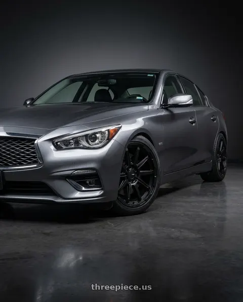 2021 INFINITI Q50 with Enkei Adventurer 5x114.3 18x8+35 Matte Black wheels