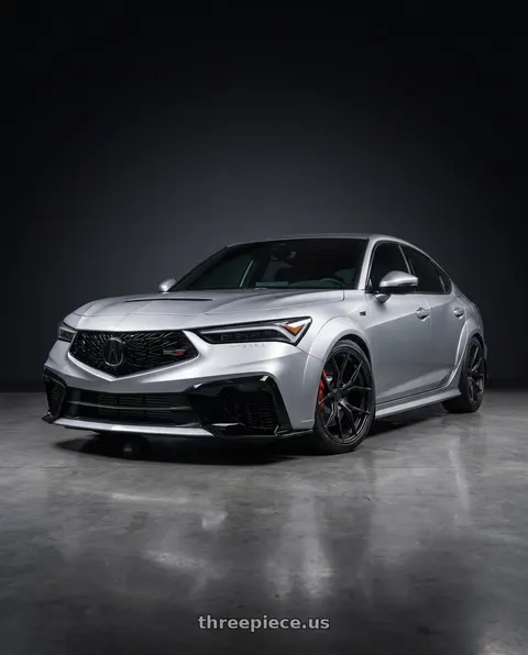 2025 Acura Integra Type S with Rohana RFX5 5x120 19x9.5+35 Matte Black wheels