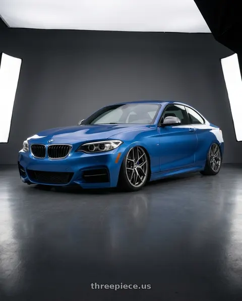 2018 BMW M240i with BBS CC-R 5x112 20x8.0+27 Graphite w/ Diamond Cut Face wheels