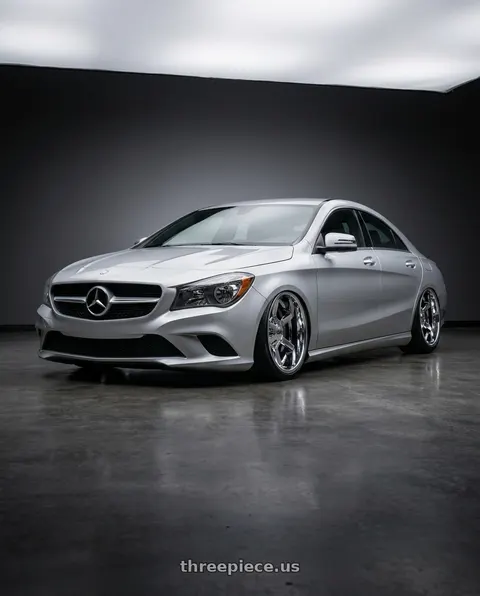 2016 Mercedes-Benz CLA250 with Cali Off-Road Busted 9100 8x180 22x12-44 Chrome wheels