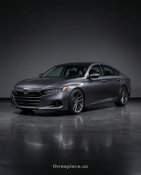 2022 Honda Accord Hybrid Touring with Niche 1PC M204 VOSSO 5X114.3 19X8.5 +45 MATTE ANTHRACITE wheels