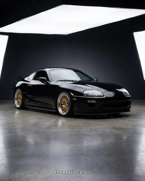 1994 Toyota Supra with BBS LM 5x114.3 20x10.5+20 Gold wheels