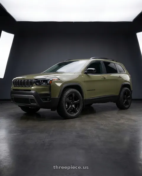 2026 Jeep Cherokee Limited with TOUREN TR9 3190 5x114.3/5x120 20x8.5 +40 MATTE BLACK wheels