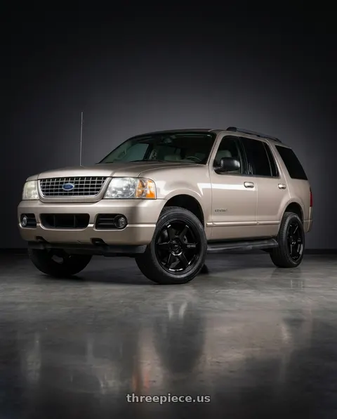 2004 Ford Explorer with Enkei T6R 5x114.3 18x8.5+38 Gloss Black wheels