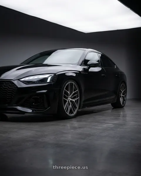 2022 Audi RS5 with BBS CC-R 5x112 20x9.0+25 Graphite w/ Diamond Cut Face wheels