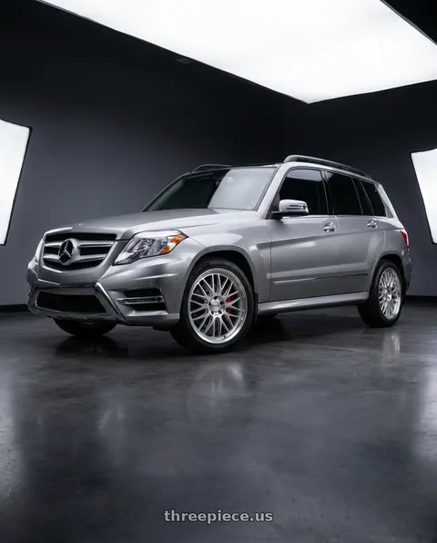 2015 Mercedes-Benz GLK350 4Matic with Petrol P4C 5X112 20X8.5 +40 SILVER W/ MACHINED FACE & LIP wheels