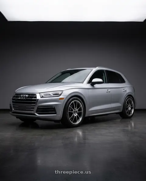 2017 Audi Q5 with Enkei Commander 6x135 18x8.5+25 Black Machined wheels