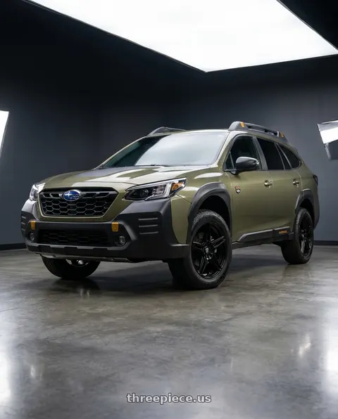 2023 Subaru Outback Wilderness with Edge Street 354B 5x114.3 / 5x120 17x7.5 +40 Gloss Black wheels