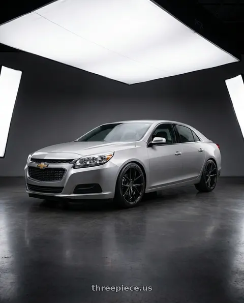 2015 Chevrolet Malibu with Niche 1PC M117 MISANO 5X120 18X8 +40 MATTE BLACK wheels