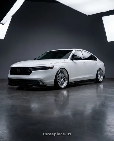 2026 Honda Accord with Aodhan DS-X 5x114.3 19x8.5 +35 Silver w/Machined Face wheels