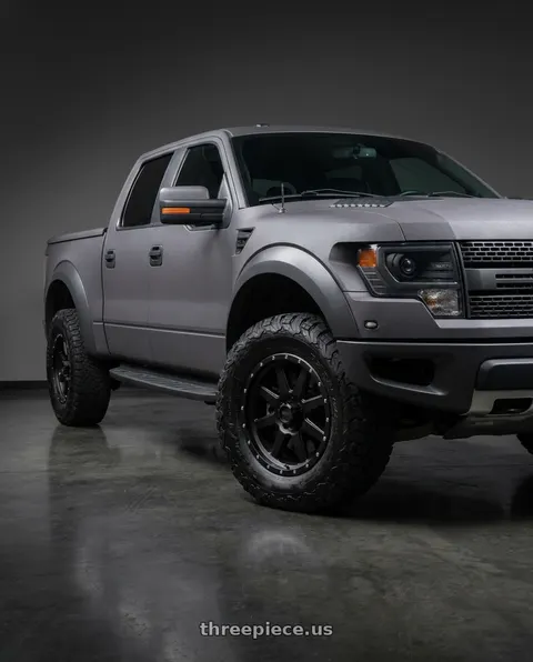 2014 ford raptor with Method MR301 The Standard 17x8.5 0mm Offset 6x5.5 108mm CB Matte Black Wheel - MR30178560500 wheels