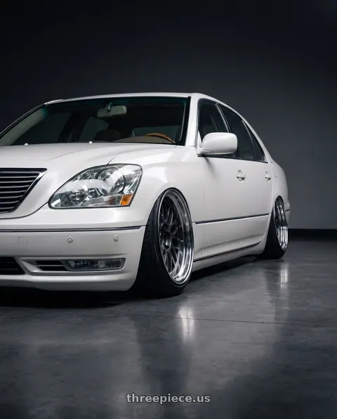 2004 Lexus LS430 with Volk Racing 21A 5x120 18x9.5 +22 DARK GUNMETAL / RIM DC wheels