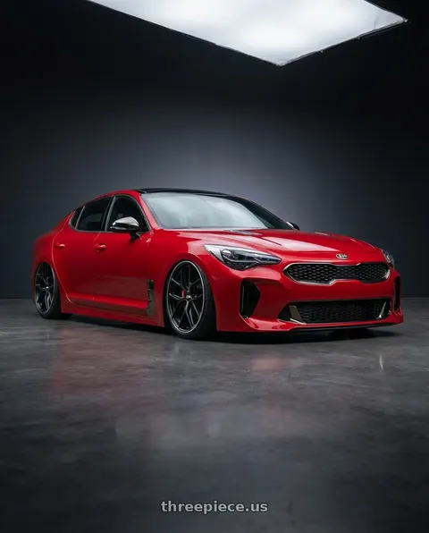 2022 Kia Stinger with BBS CC-R 5x114.3 19x8.5+30 Satin Black wheels