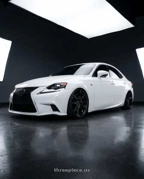 2018 Lexus IS350 F Sport with Avant Garde Wheels M520R 5X114.3 19x9.5 +40 Gloss Black wheels