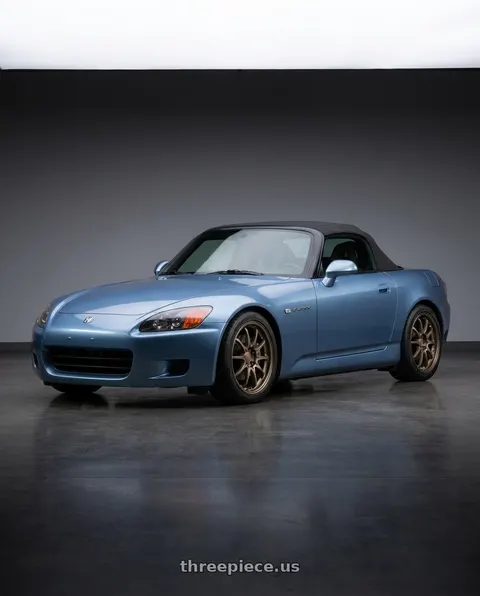2003 Honda S2000 with Volk Racing CE28N-PLUS 5x114.3 17x7.5 +48 SHINING BRONZE METAL wheels