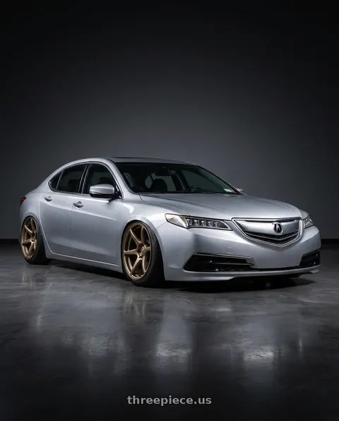 2019 Acura TLX with Kansei K11B Tandem 5x114.3 19x9.5 12 Bronze wheels