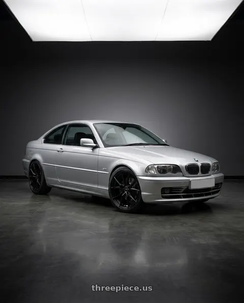 2004 BMW 330Ci with Advanti Racing 80B Hybris 5X120 19x8.5 +35 Gloss Black wheels