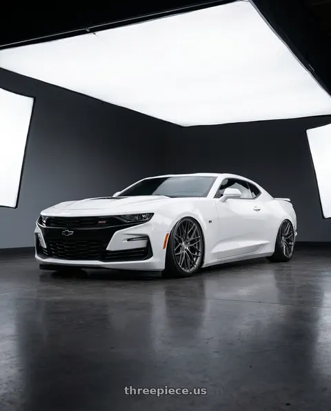 2022 Chevrolet Camaro with Avant Garde Wheels M520R 5X120 20x9 +38 Dark Graphite Metallic wheels