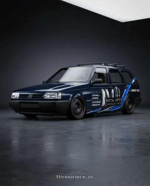 1994 fiat elba adesivado with fifteen52 ANALOG HD 6x139.7 16x7.5 +0 ASPHALT BLACK (SATIN BLACK) wheels