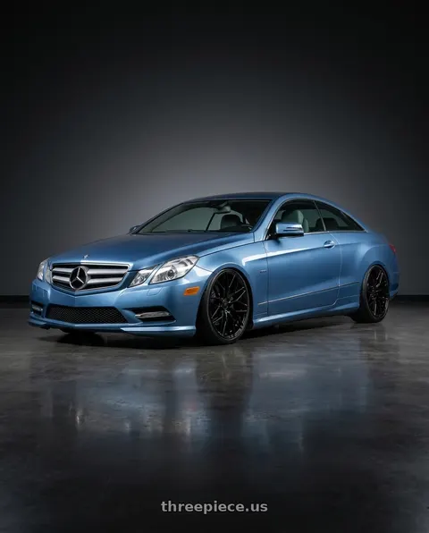 2014 Mercedes-Benz E-Class Coupe C207 with Avant Garde Wheels M520R 5X112 19x8.5 +35 Gloss Black wheels
