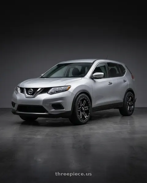 2016 Nissan Xtrail with Enkei Commander 5x150 18x8.5+25 Black Machined wheels